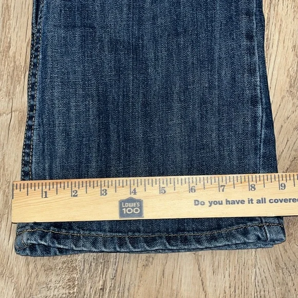 Wrangler Dark Washed Bootcut Jeans 34x32 - Picture 5 of 5